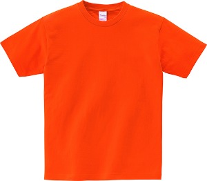 [단체복]탐스 - 베이직 라운드 티셔츠(17수)(00085-CVT_015) 단체복/마킹가능/마킹시추가비용별도/마킹필요시전화요망/색상오렌지