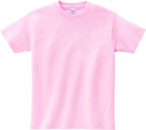 [단체복]탐스 - 베이직 라운드 티셔츠(17수)(00085-CVT_132) 단체복/마킹가능/마킹시추가비용별도/마킹필요시전화요망/색상라이트핑크