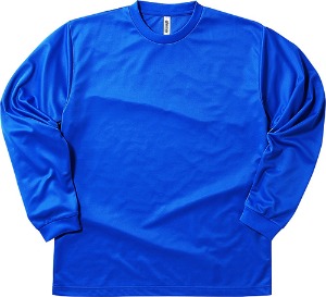 [단체복]탐스 -  드라이 라운드 긴팔 티셔츠(00304-ALT_032) 단체복/마킹가능/마킹시추가비용별도/마킹필요시전화요망/색상로얄블루